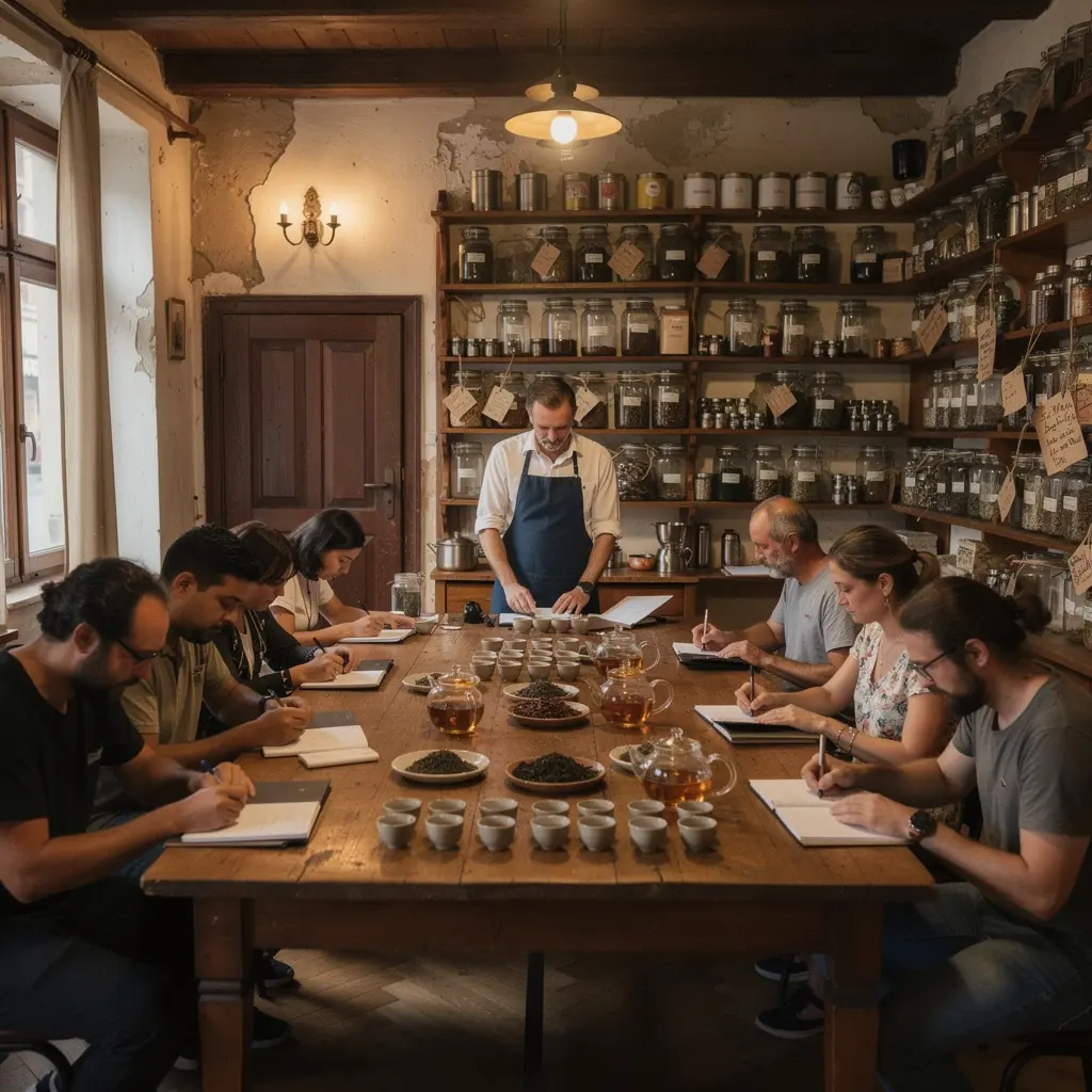 Teáscsésze gőzölgő teával, mellette egy egészséges snack.